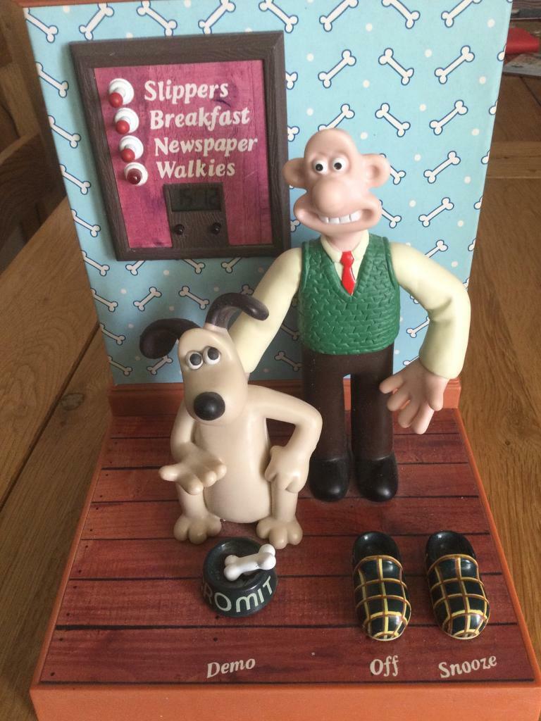 Wallace and Grommit clock - talking