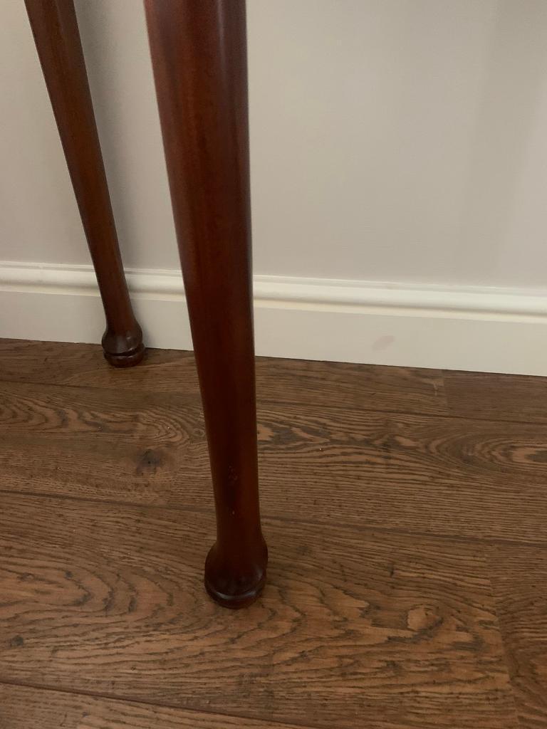 Barker & Stonehouse Mahogany solid wood, half moon table with drawer, 