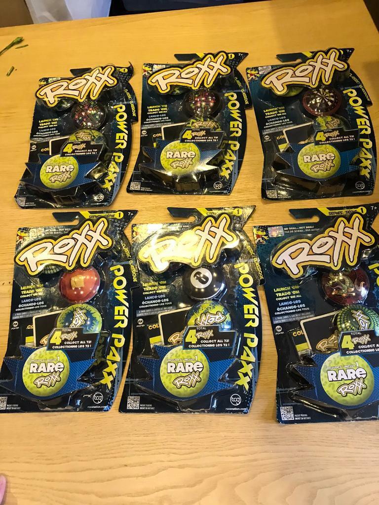 6 x Roxx Power Paxx - 1 Rare Roxx Per Pack (4 per pack) - Brand New series 1