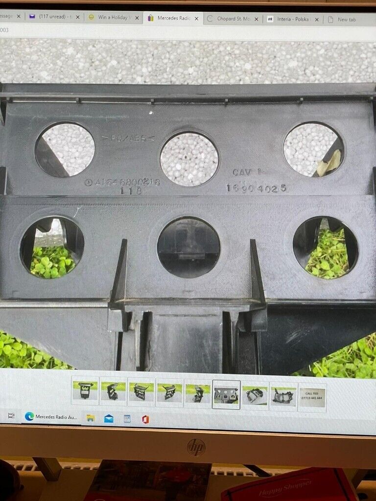 Mercedes ML 350 & GL Radio & Audio Support  Bracket Trim