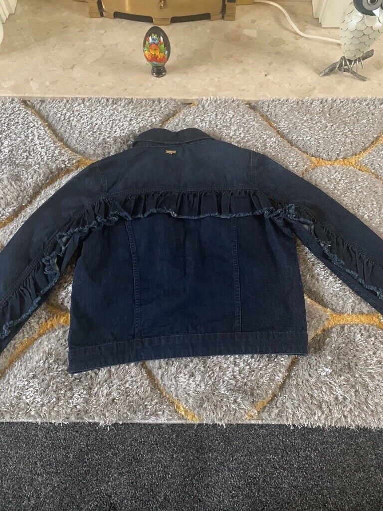 Women’s SCEE denim look jacket size 8 new with tags