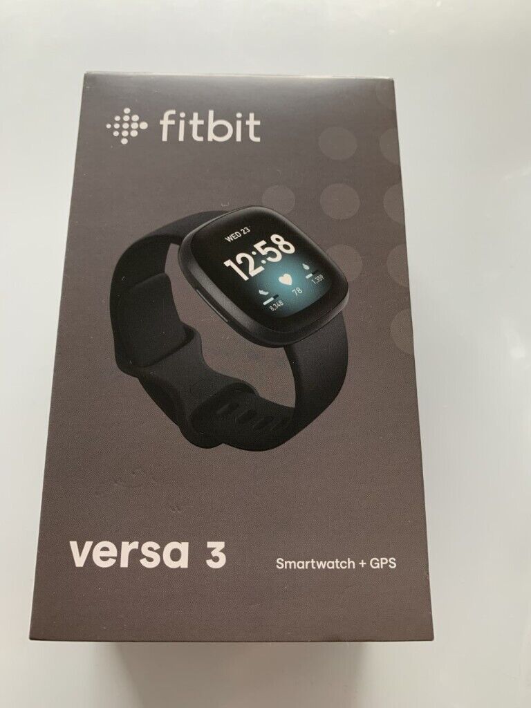 **** NEW Sealed Fitbit Versa 3 + GPS - Never opened - Only £175 *****