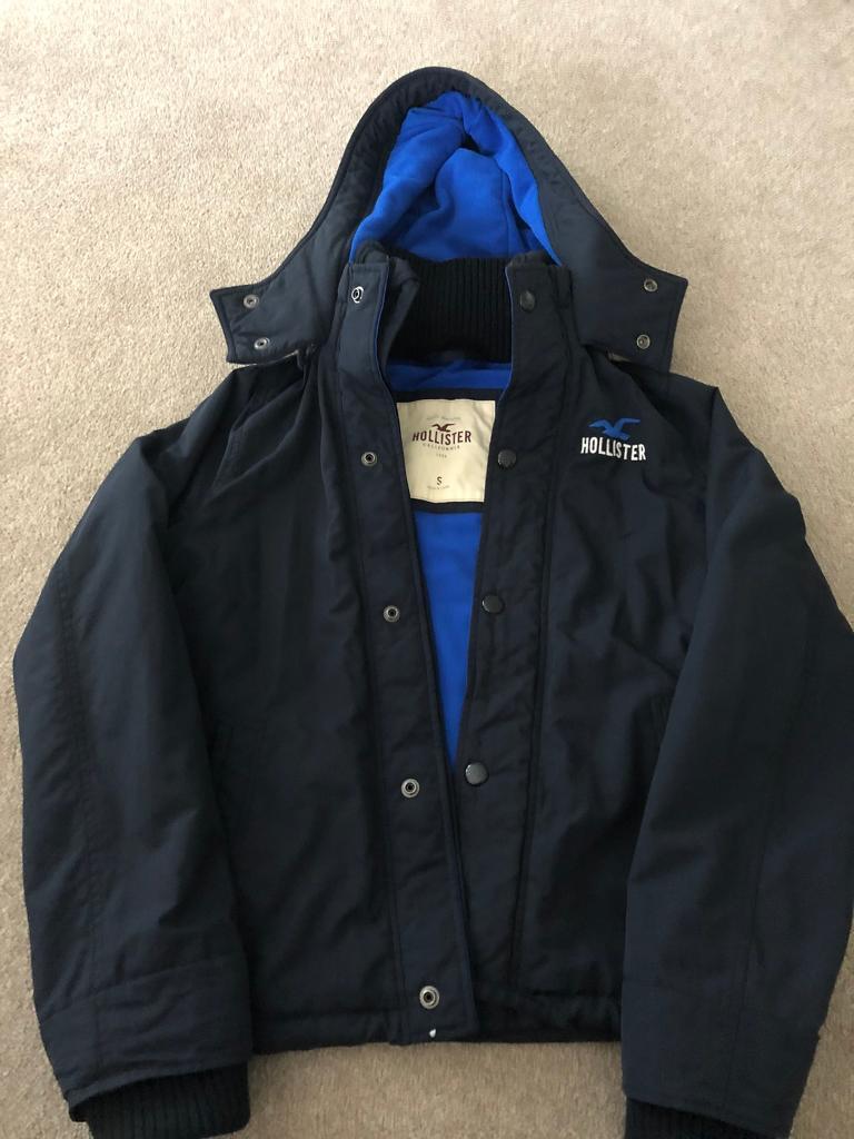 image for Navy Hollister cosy jacket