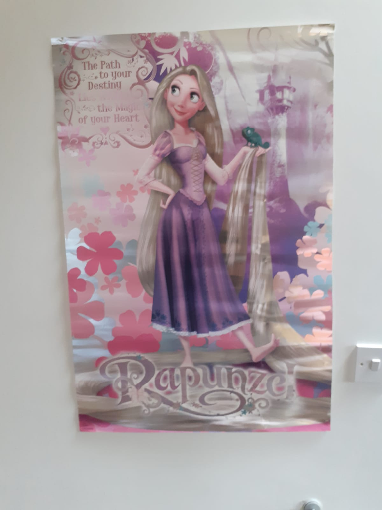 image for GIRLS POSTERS: Four Girl Disney Wall Posters 