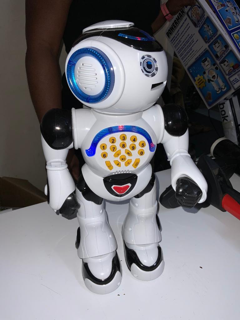 ***NEGOTIABLE*** POWERMAN ROBOT CHRISTMAS TOY.