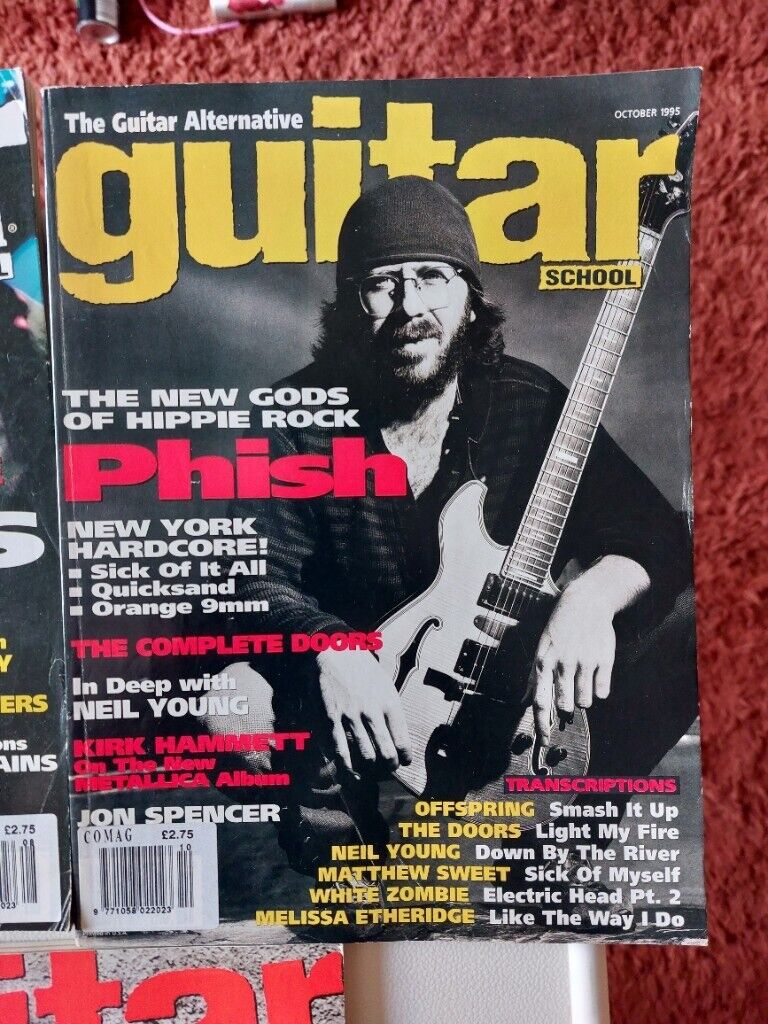 Guitar School magazines the 6 issues from 1995