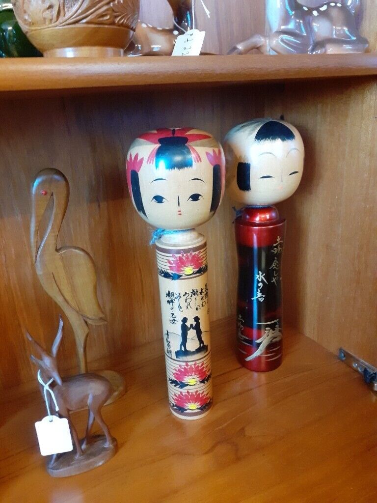 Vintage Kokeshi dolls. These are sold separately at £28 each. 