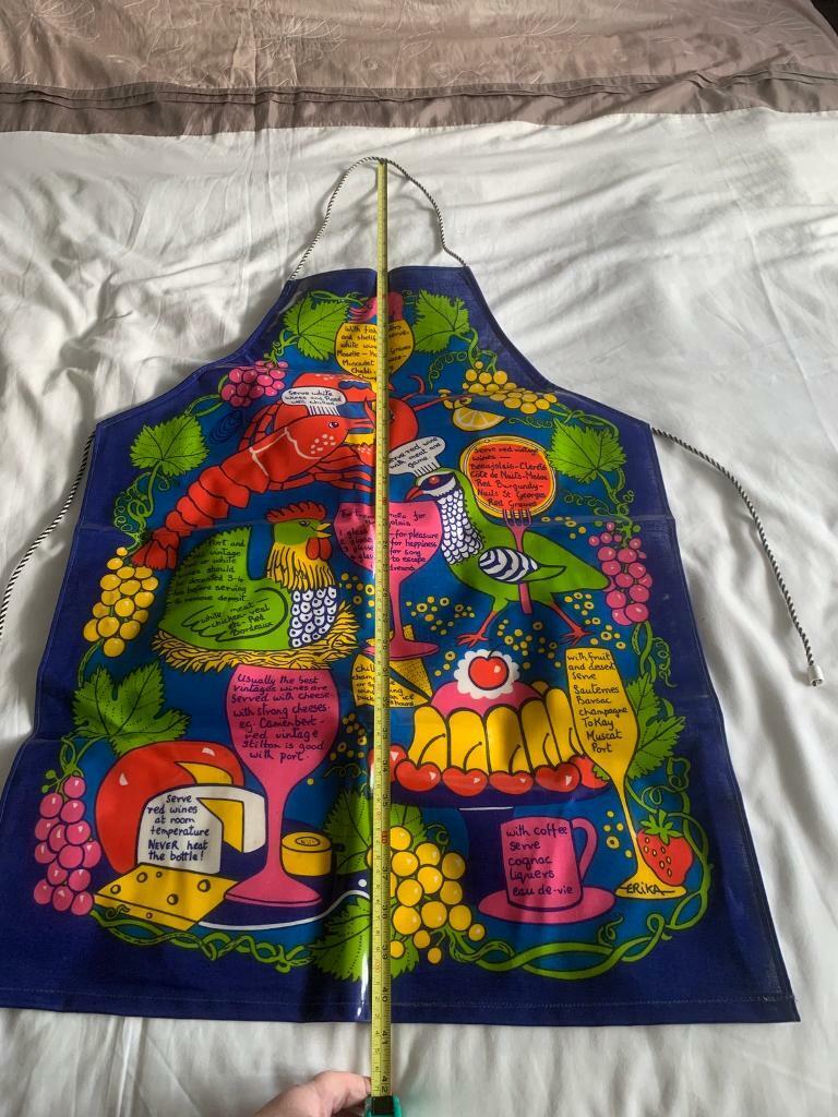 Very Rare A10 Wine Guide Vintage Adult Apron 