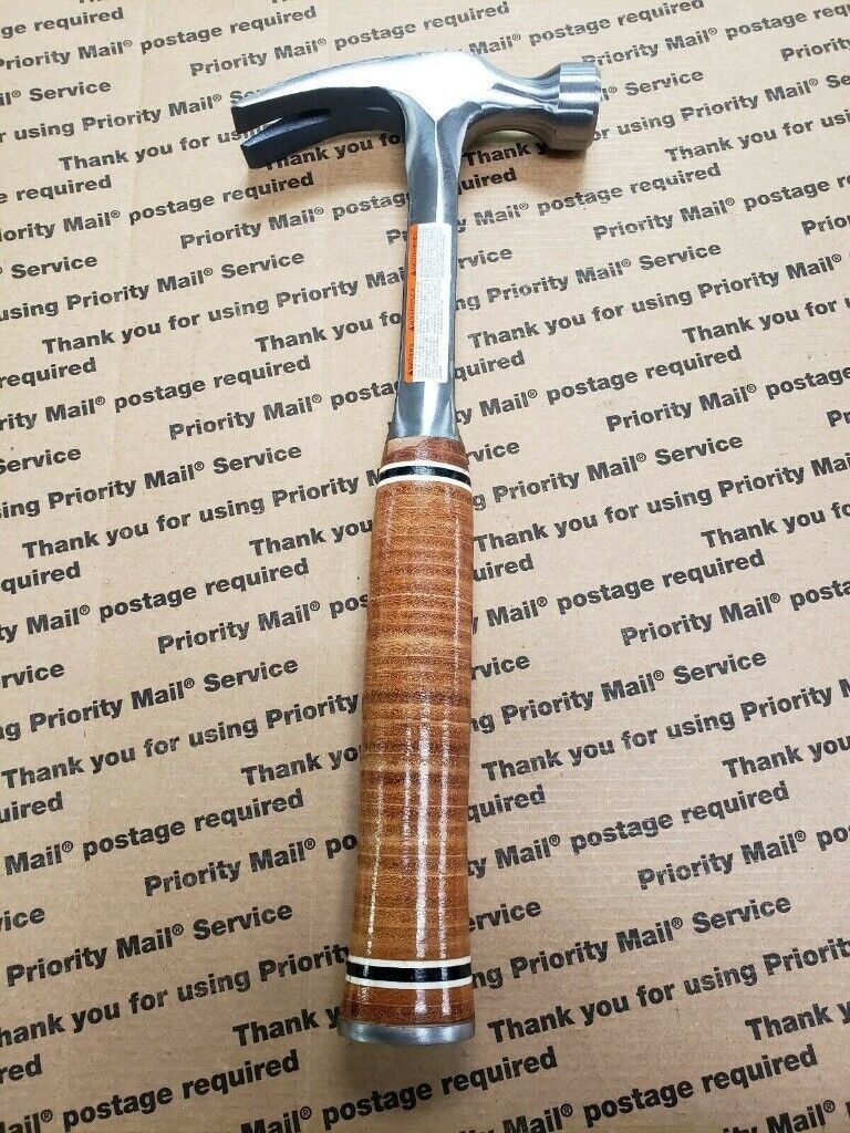 image for Estwing Classic Original Rip Hammer 20 Oz Smooth Face Leather Grip Top Tool Brand new