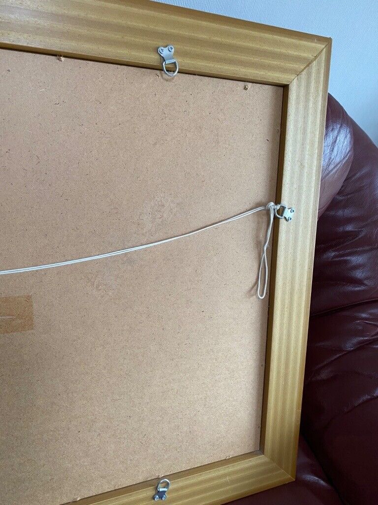 Good quality, large, modern, gold/gilt framed mirror