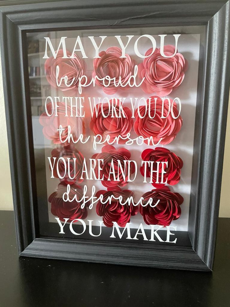 Shadow box gift