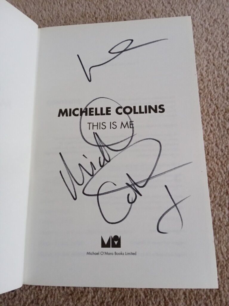 Signed This is me Michelle Collins book