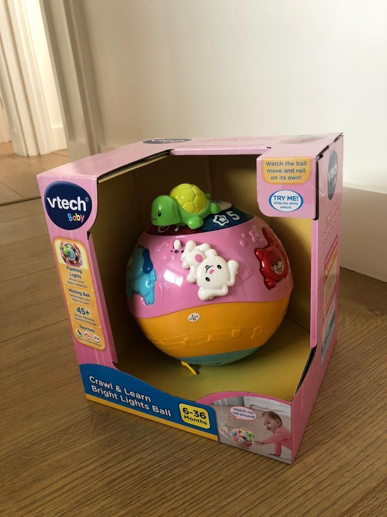 V Tech Crawl & Learn Bright Light Up Ball 