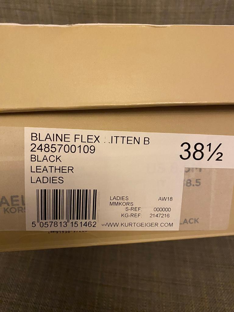 Michael Kors NEW IN PACKAGING Blaine Flex Kitten Heel Boots 38.5 / 5.5