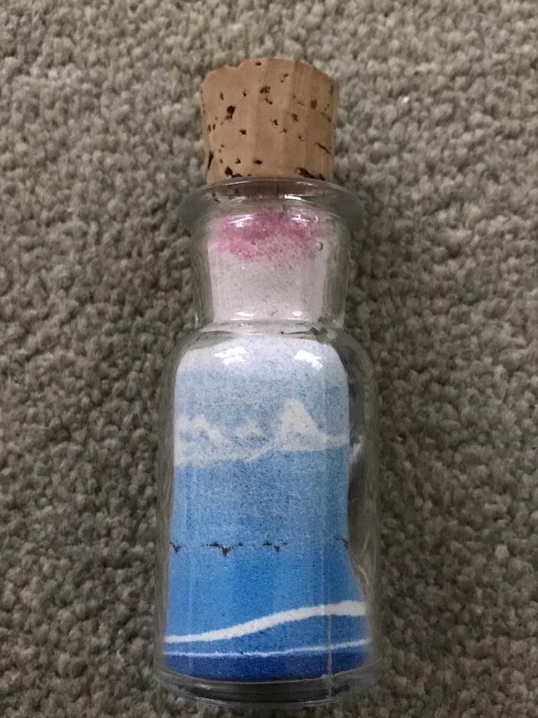 Vintage Coloured Sand Ornament