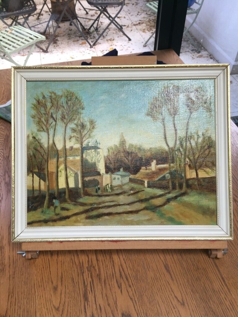 image for Original Impressionist painting oil on artist board