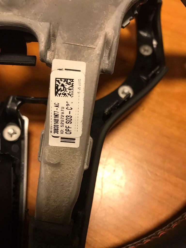 BMW M3 steering wheel