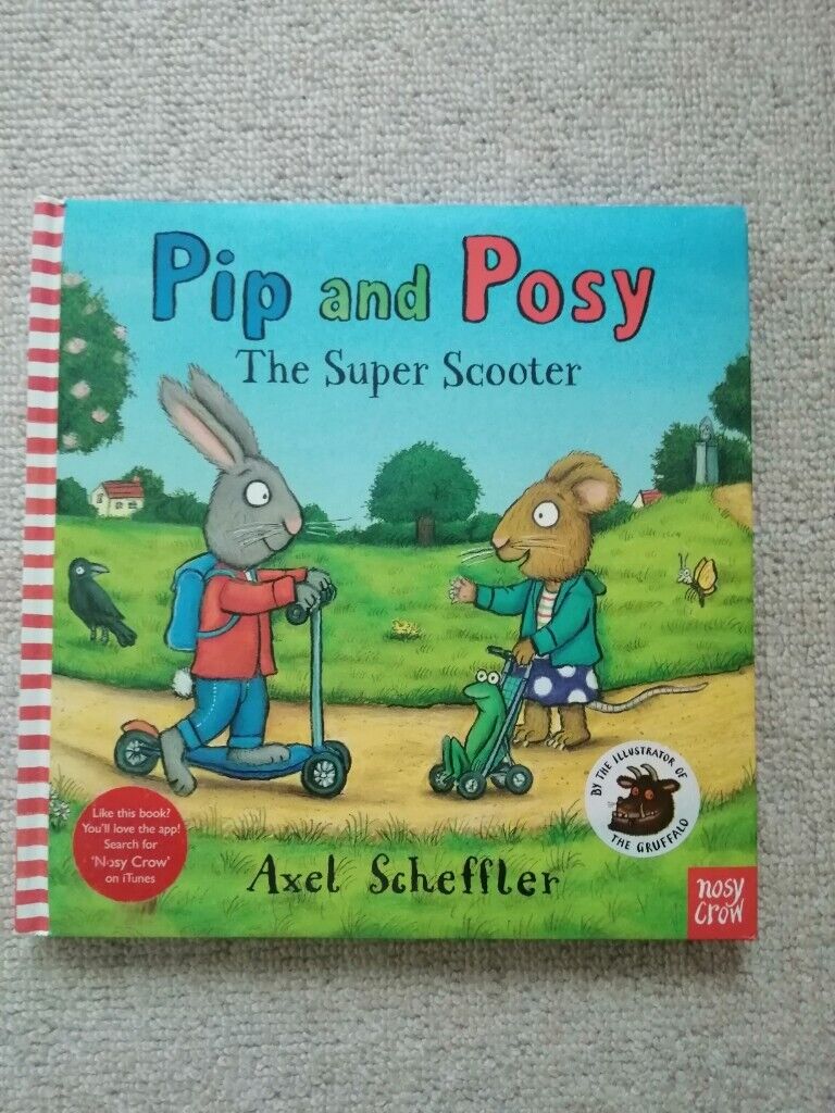 image for Pip and Posy - The Super Scooter (hardback) by Axel Scheffler