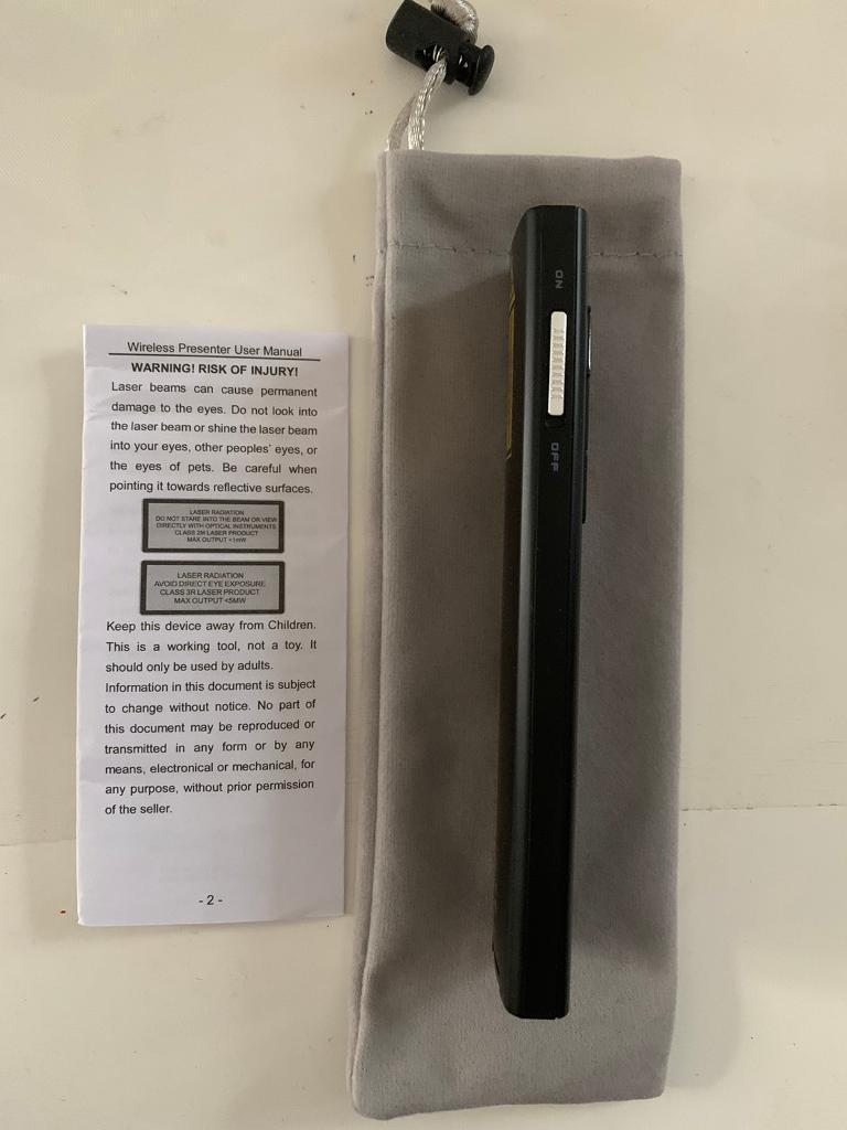 Norwii N99 wireless rechargeable presenter with Air Mouse