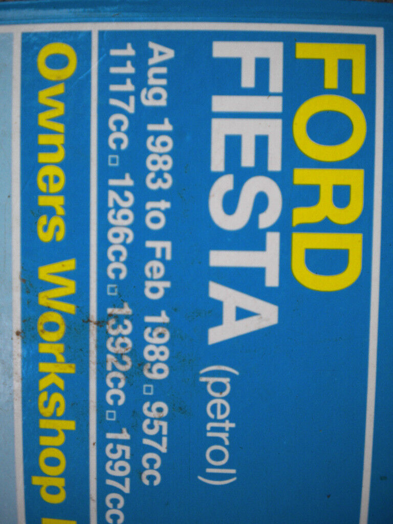 HAYNES FORD  ( RETRO) MANUALS 1 X SIERRA 1 X MK2 FIESTA.£7 for both