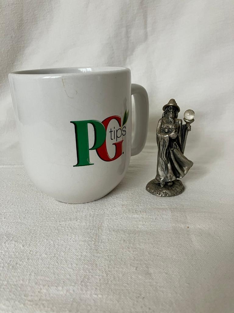 Tudor Mint Myth and Magic Pewter Sculpture THE KEEPER EX04 2002 Collectable Wizard