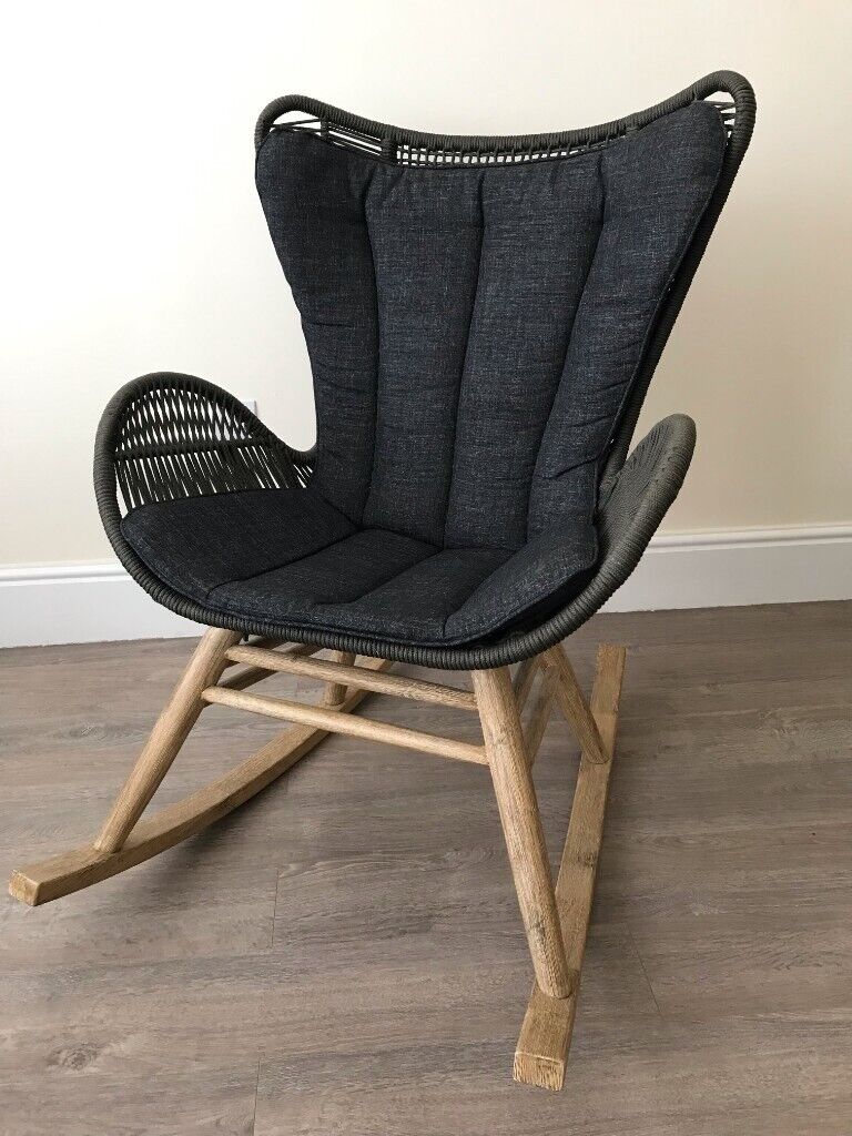 Modern looking rocking chair - Grey