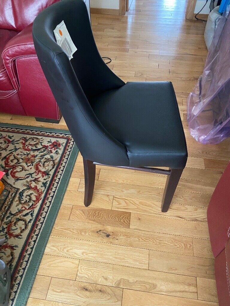 Vena black leather walnut hard wood new
