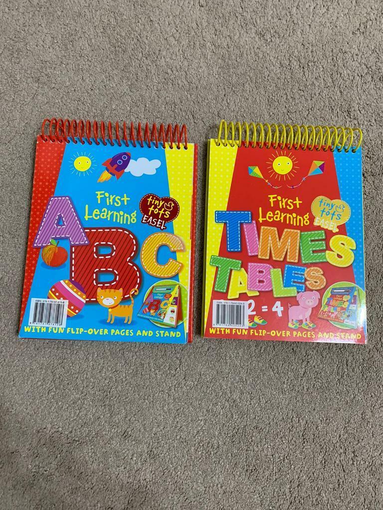 2 writing books -wipe clean