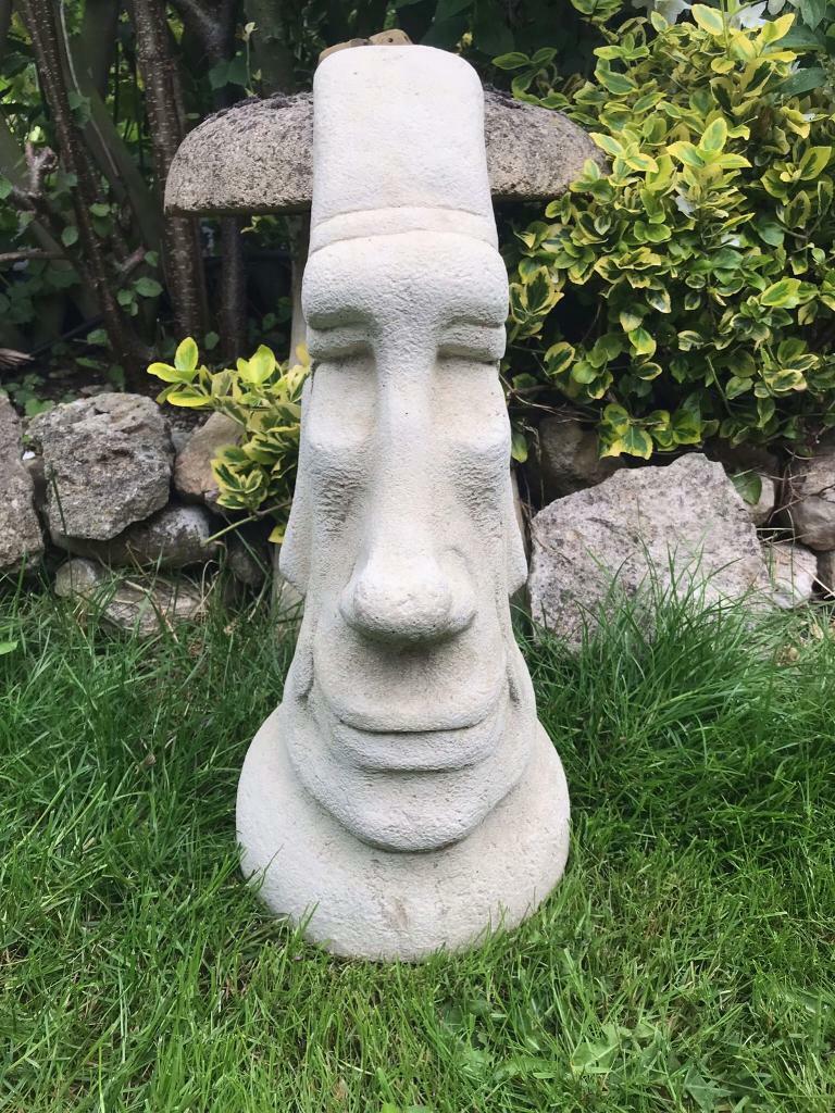 Easter Island Moai Head 20” Tall Handmade £24