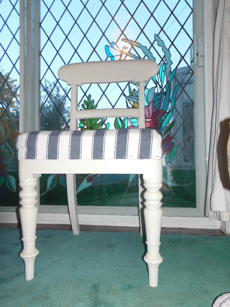 image for Early 1900s  blue and white navy stripe sturdy and in very good condition.