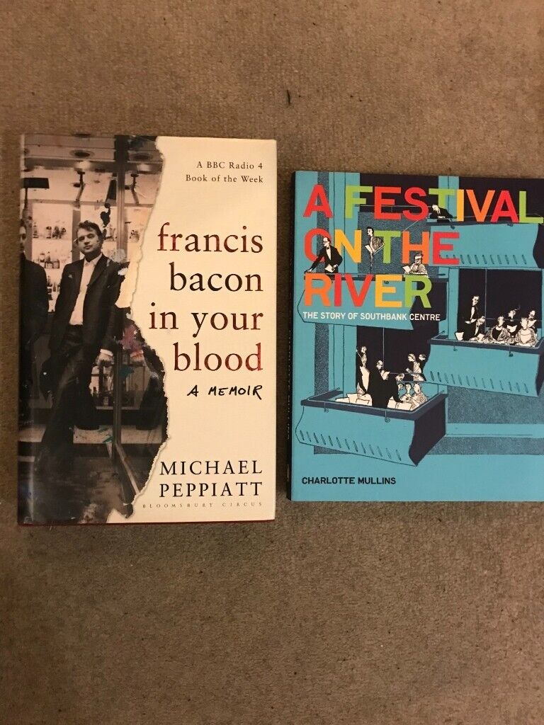 Francis Bacon hard cover,  A Festival on the River, soft cover history of the South Bank Centre book