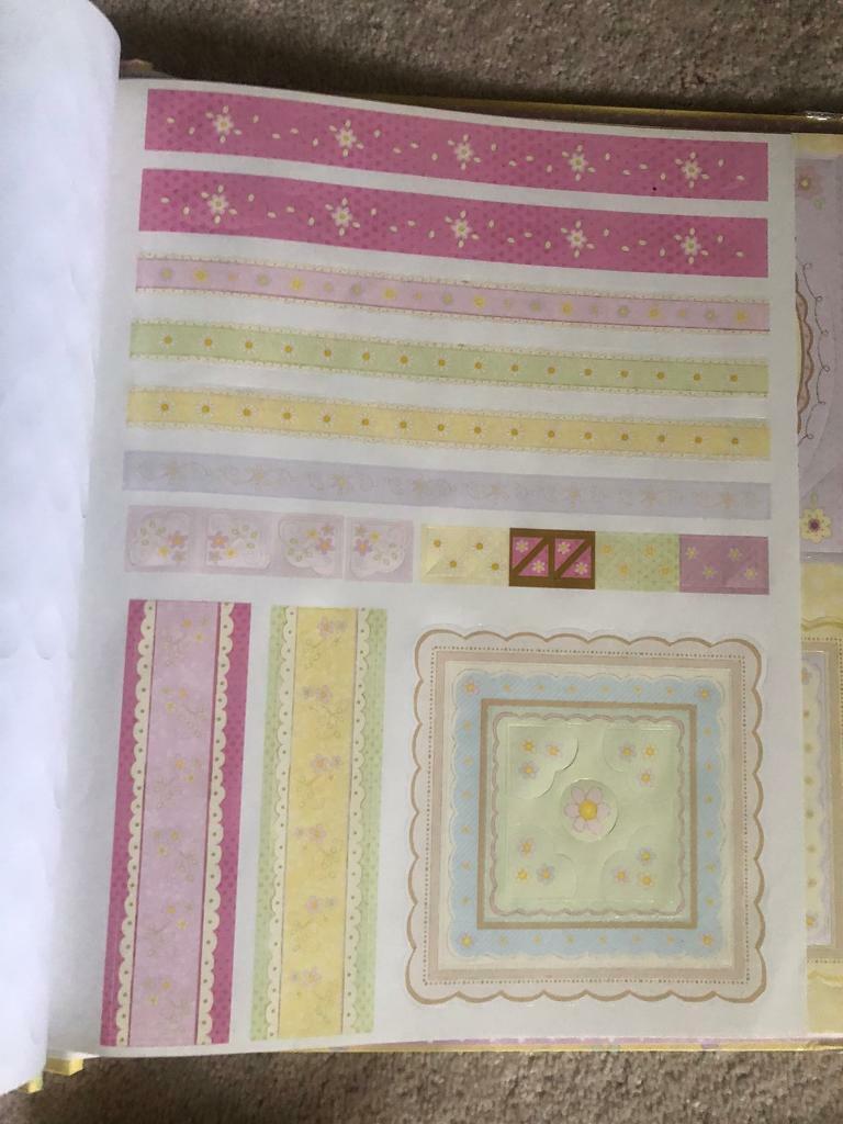 Craft items: Scrapbook Album, Ribbon, felt, lace, peg dolls, beads, sequins and more