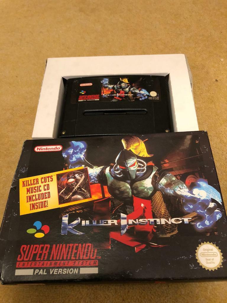 SUPER NINTENDO SNES KILLER INSTINCT BOXED 