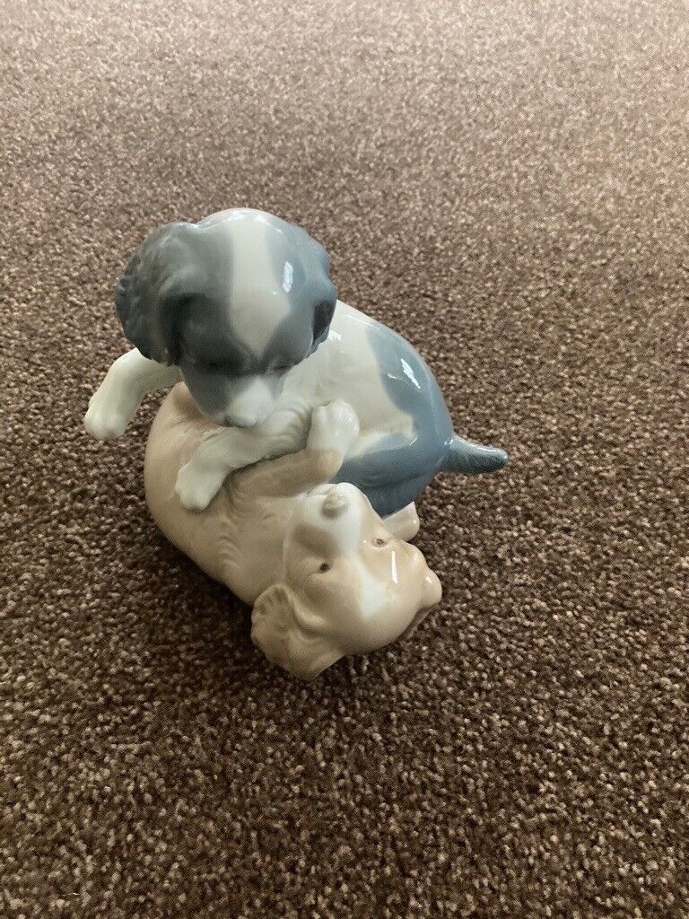 image for Nao lladro playing puppies 