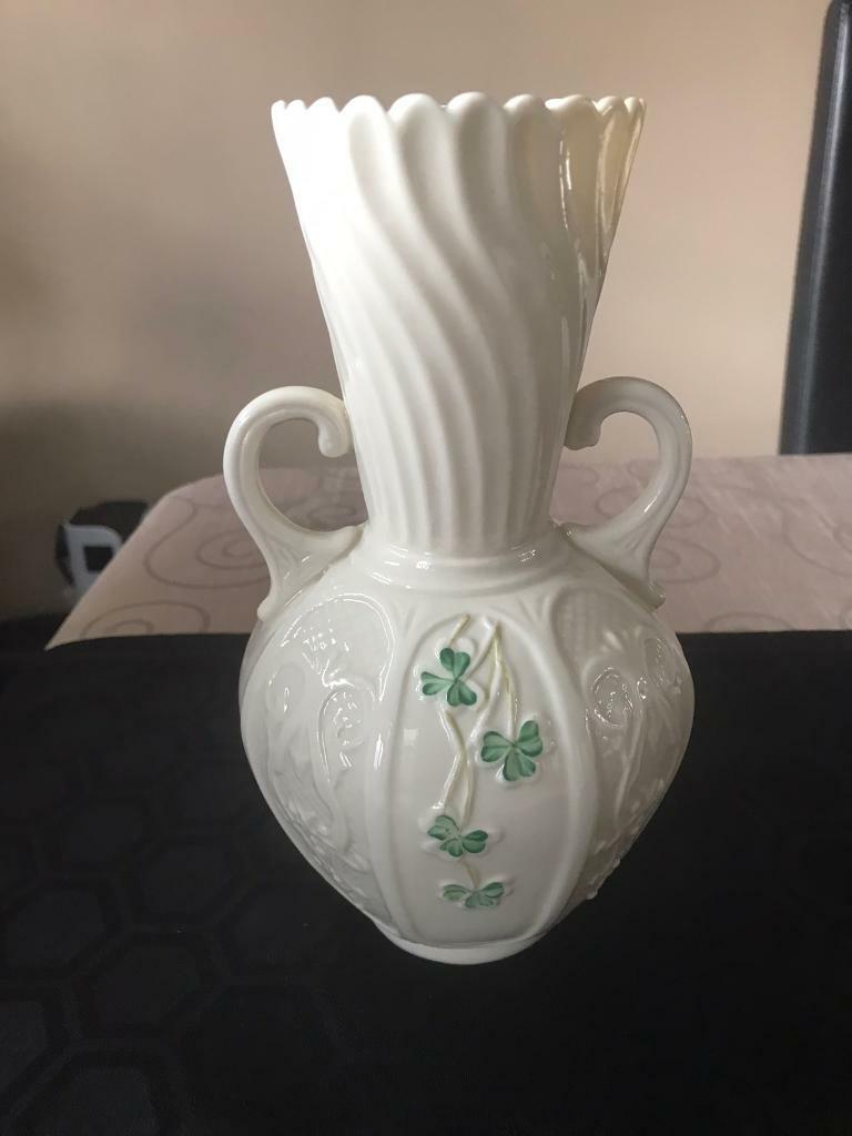 image for Belleek fine Parian china vase