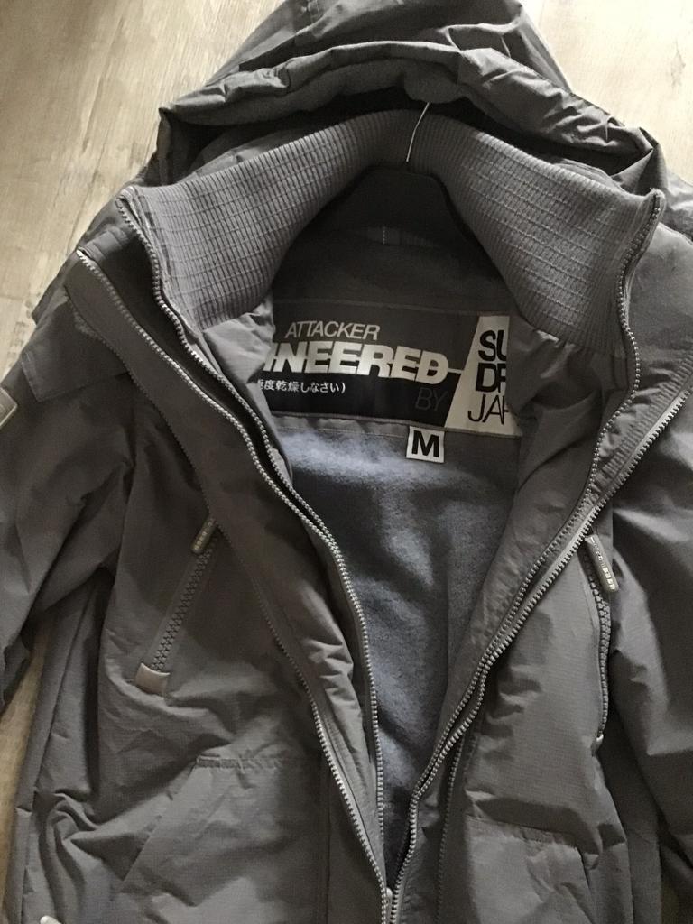 BNWOT Superdry grey jacket