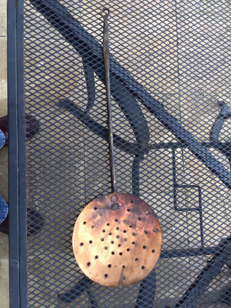 image for Copper & Brass - Old  Skimming  Ladle
