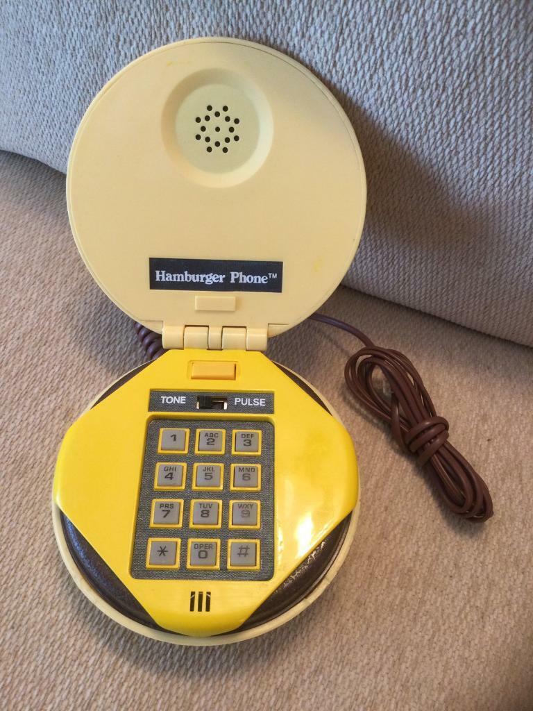 Novelty Hamburger Phone