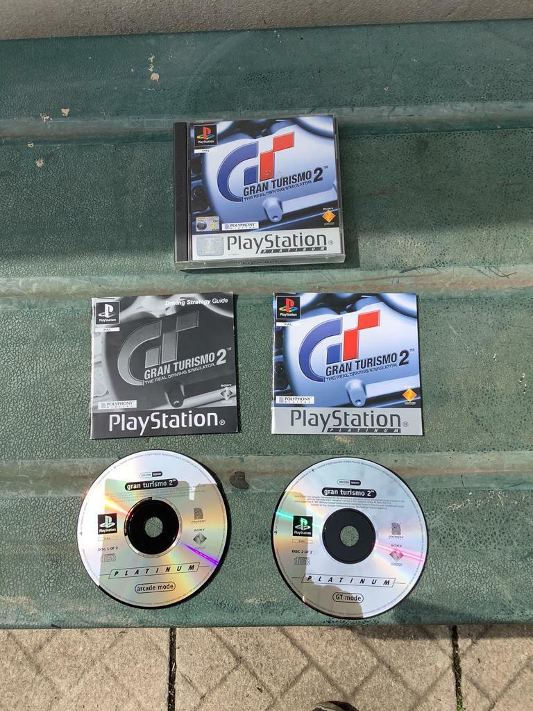 image for PlayStation one platinum gran turismo 2 has 2 dics