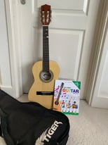 Child’s Tiger acoustic guitar - pick up only Corfe Mullen