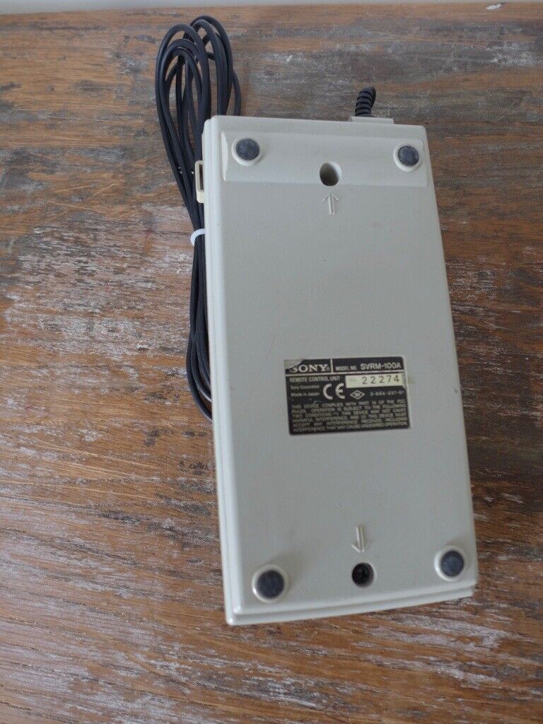 SONY REMOTE CONTROL UNIT SVRM-100A. For Professional Video Editing.