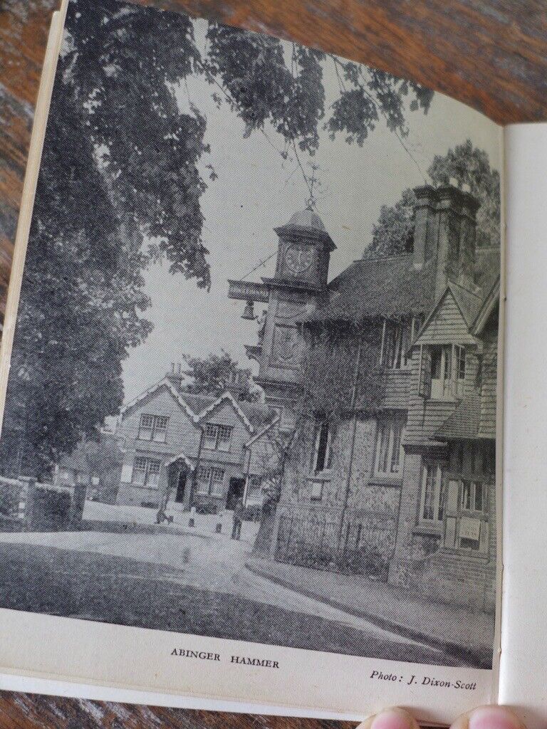 Of interest to walkers and ramblers: TWO VINTAGE BOOKS BOOKLETS EXPLORING THE BEAUTY OF SURREY.