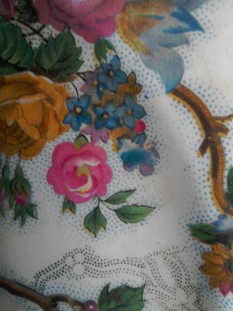 Vintage Royal Tudor Ware cake plate and handle