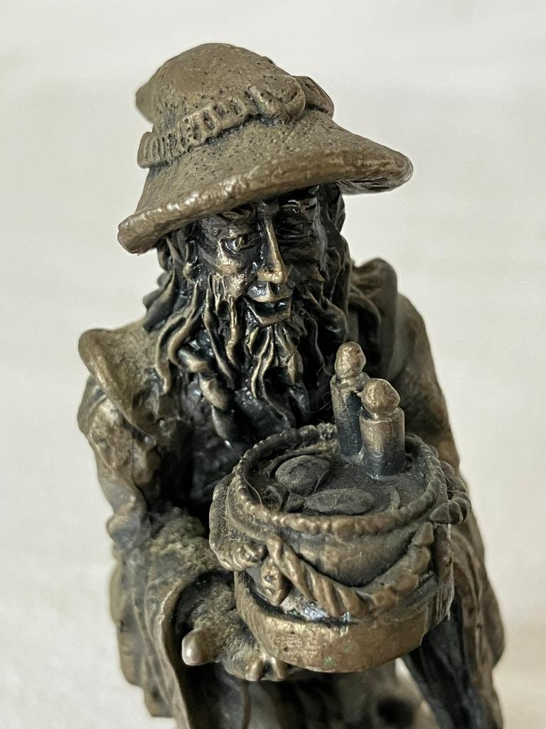 Heavy Pewter Sculpture by Tudor Mint Myth and Magic MAKE A WISH! Collectable Figurine 