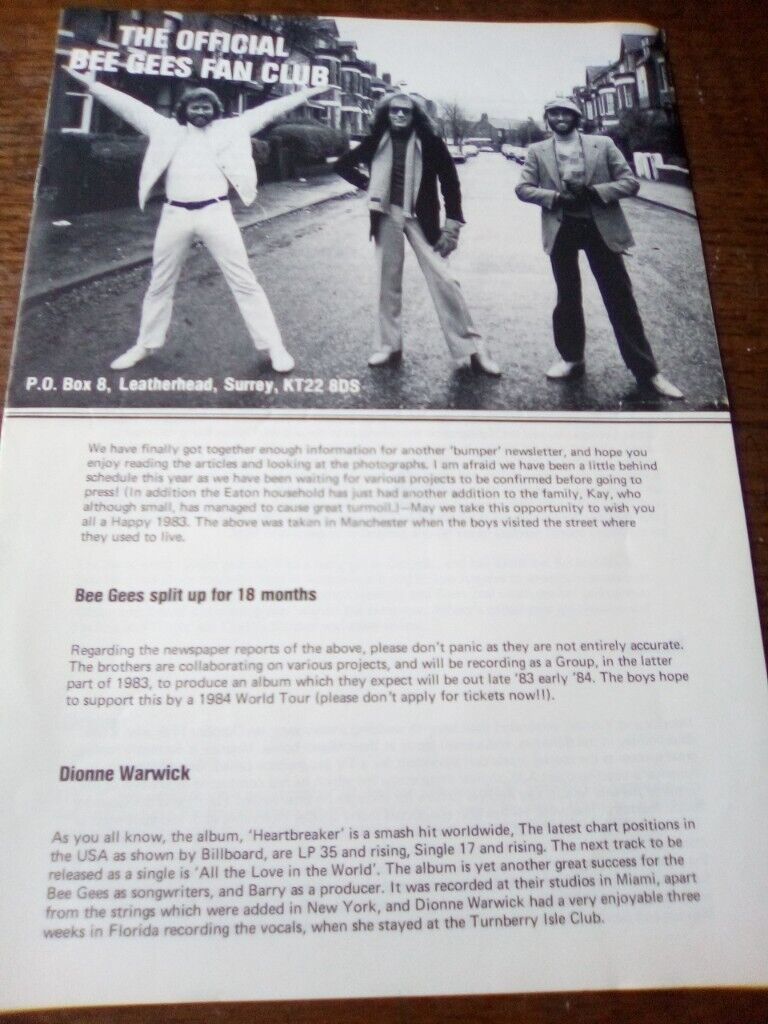 BEE GEES STUFF