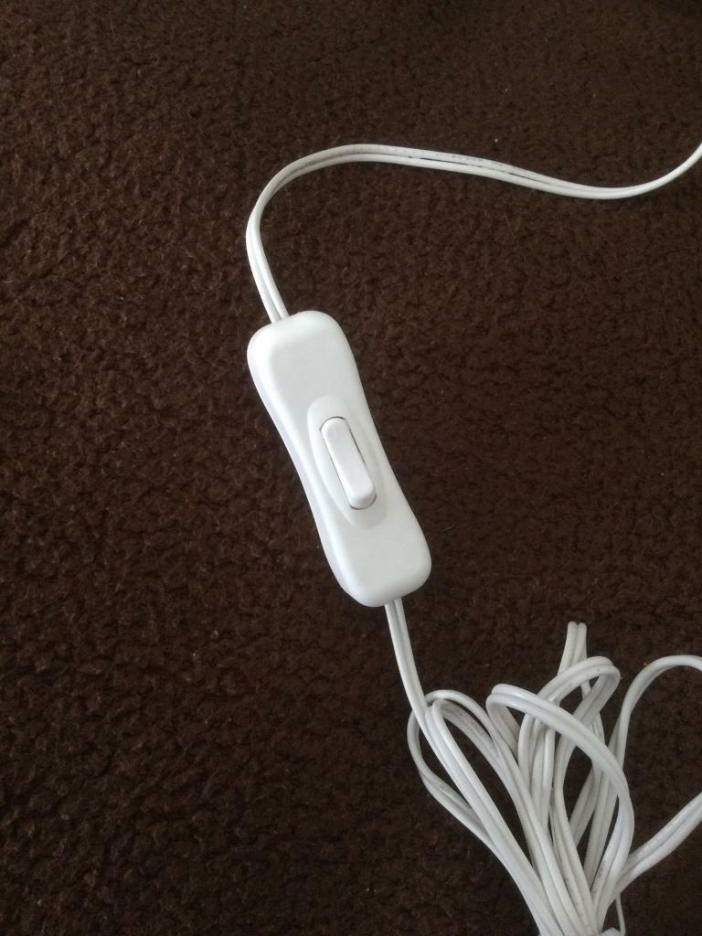 IKEA Harte- LED work lamp, White, complete with cable switch and usb plug