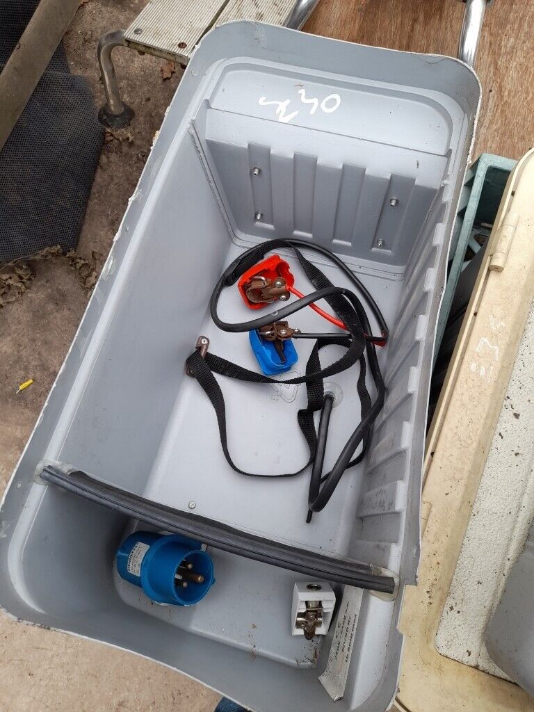 Caravan battery box