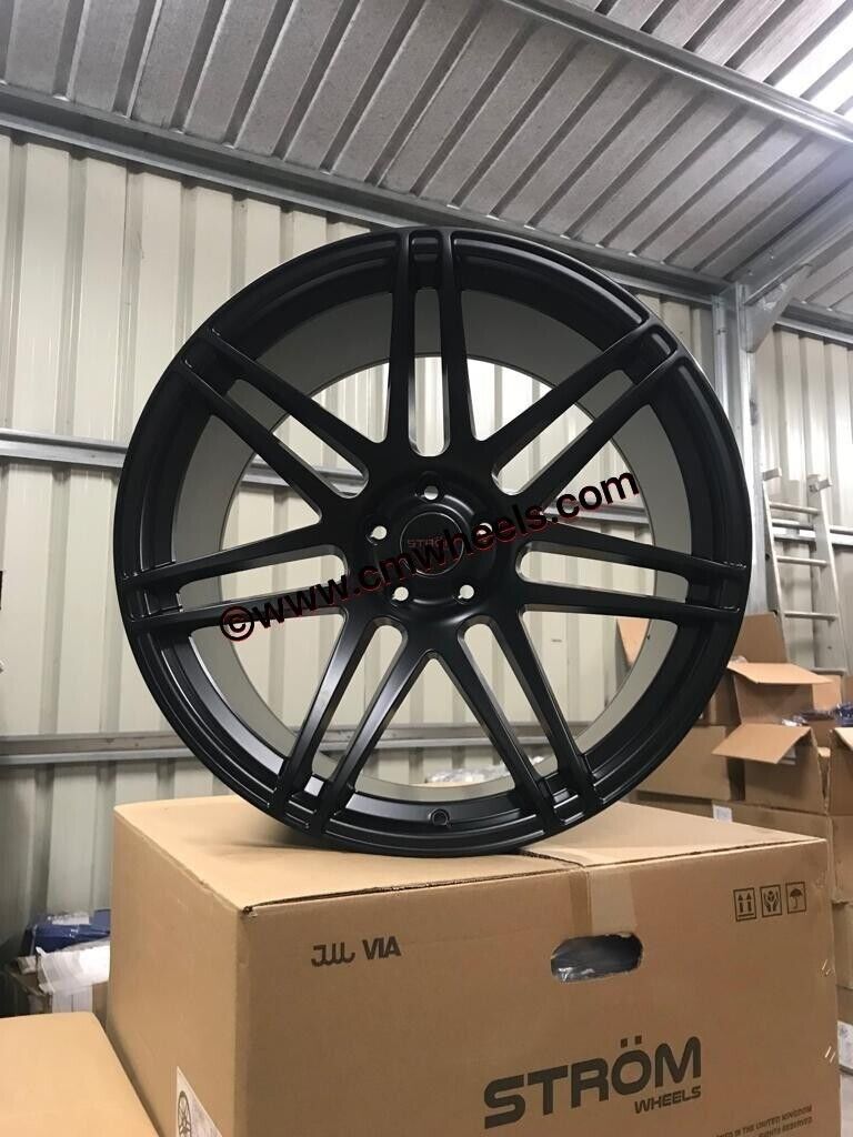 22″ Inch STROM STR3 BMW X5 X6 X7 Wheels 5x120 74.1 E70 E71 F15 F16 E53  