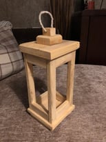 Handmade wooden lantern 