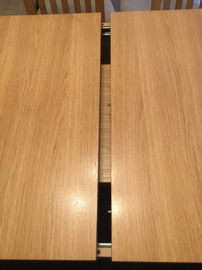 Extendible table and chairs